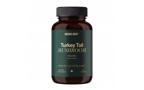 Mind Shi Turkey Tail Mushroom 1000 mg - 60 vegcaps