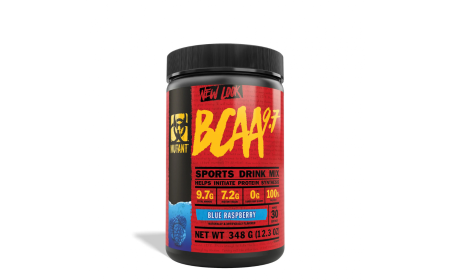 Mutant BCAA 9.7 Blue Raspberry 348 г – Амінокислоти Mutant BCAA 9.7 Blue Raspberry 348 г – Амінокислоти BCAA смак го