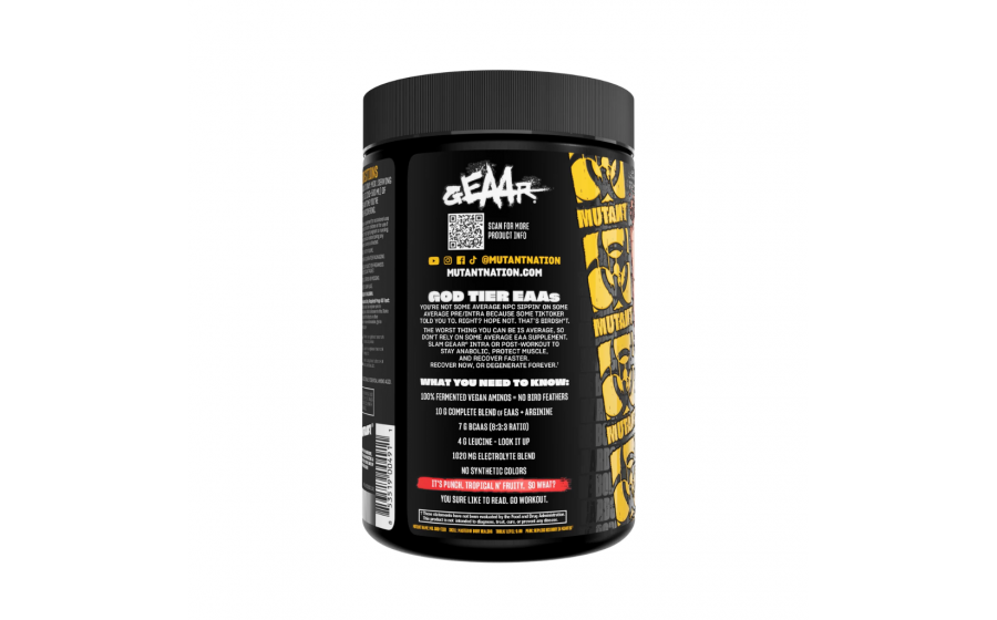 Mutant GEAAR 400 г Orange Rush купити Україна Mutant GEAAR 400 г Orange Rush — купити EAAs + BCAA апельсиновий