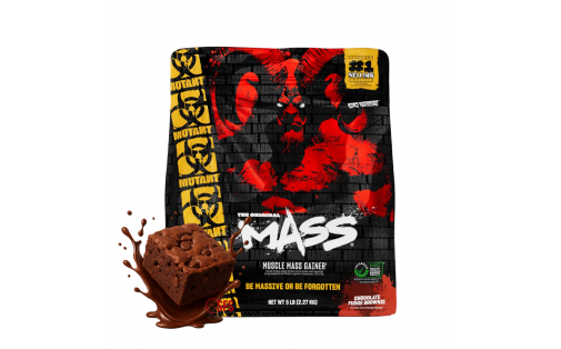 Mutant Mass 2,27 кг Chocolate Fudge Brownie — гейнер для набору