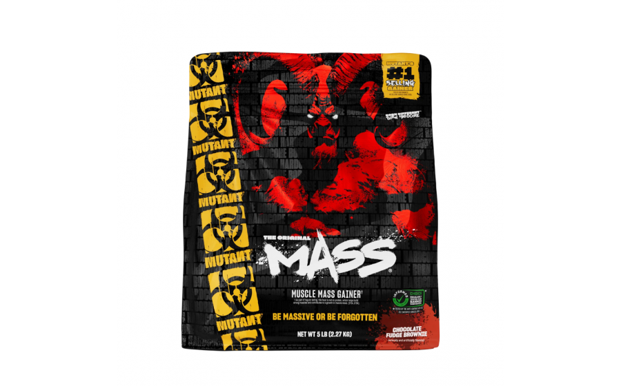 Mutant Mass 2,27 кг Chocolate Fudge Brownie купити Mutant Mass 2,27 кг Chocolate Fudge Brownie — гейнер для набору