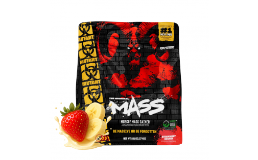 Mutant Mass 2,27 кг Strawberry Banana — гейнер полуниця-банан ку