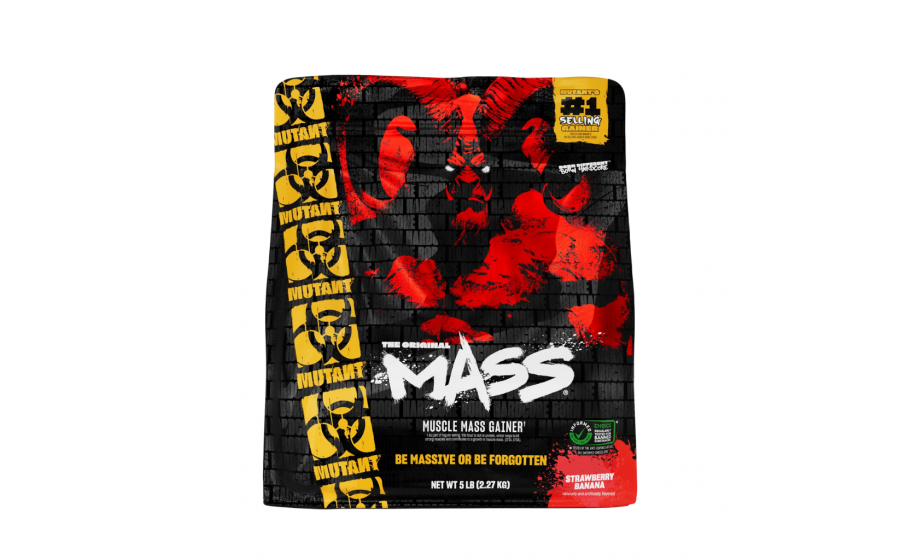 Mutant Mass 2,27 кг Strawberry Banana купити Mutant Mass 2,27 кг Strawberry Banana — гейнер полуниця-банан ку