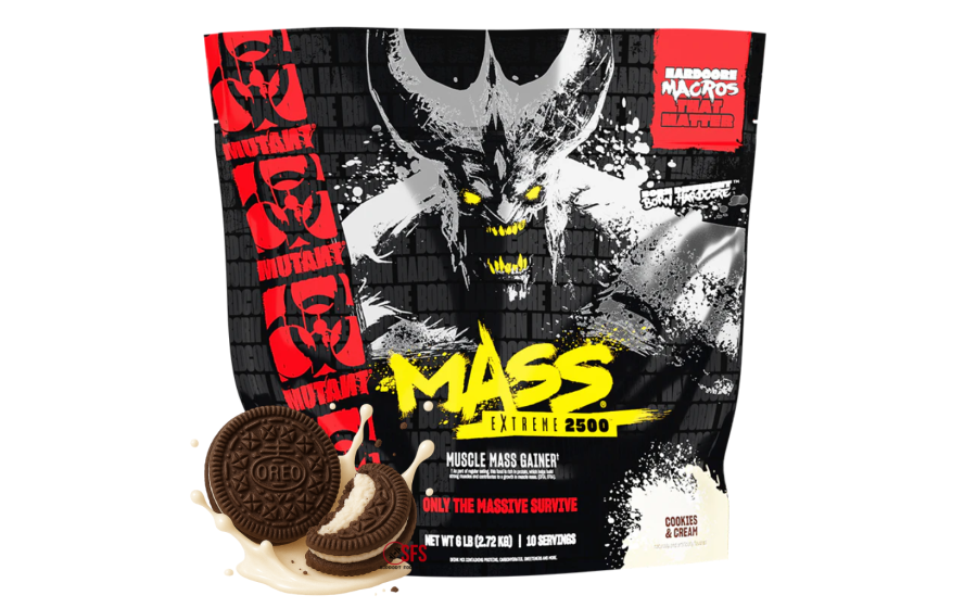 Mutant Mass Extreme 2500 2,720 кг Cookies & Cream — гейнер к
