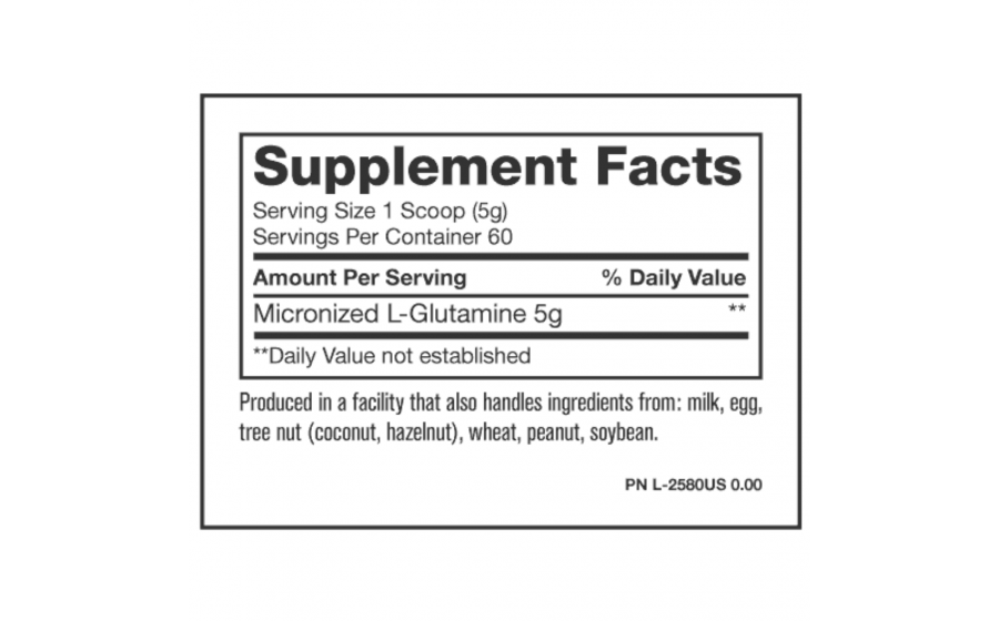 Mutant L-Glutamine 300 г — купити глютамін для відновлення м’язі