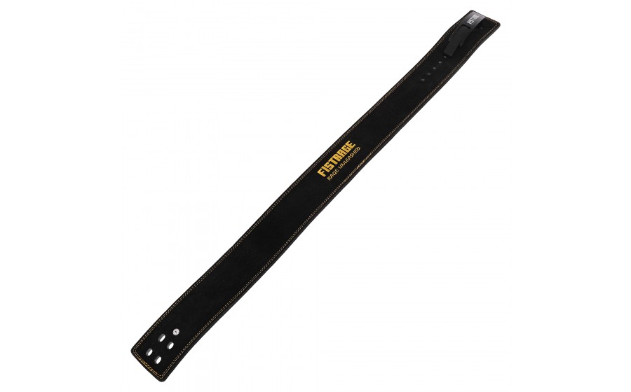 FISTRAGE VL‑8438 leather weightlifting belt 10 cm black FISTRAGE VL‑8438 шкіряний пояс