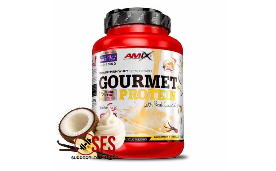 AMIX Gourmet Protein - 1000 g- Coconut-vanilla-yogurt AMIX Gourmet Protein - 1000 g- Coconut-vanilla-yogurt