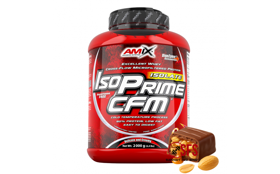 AMIX IsoPrime CFM - 2000 g - Peanut-chocolate-caramel AMIX IsoPrime CFM - 2000 g - Peanut-chocolate-caramel