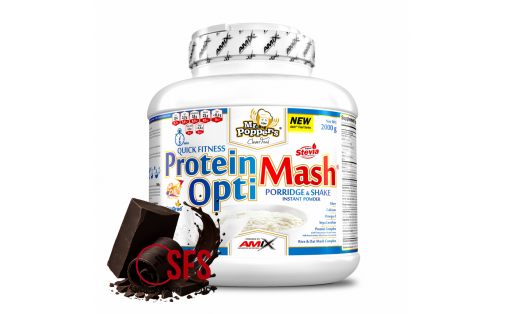 AMIX Mr.Popper´s Protein OptiMash - 2000 g - Double dutch chocol