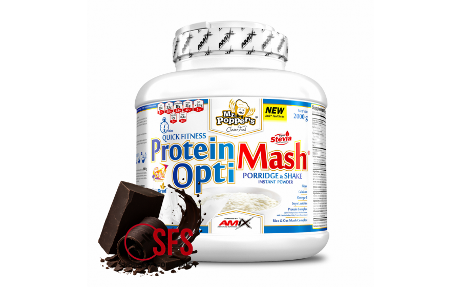 AMIX Mr.Popper´s Protein OptiMash - 2000 g - Double dutch chocol AMIX Mr.Popper´s Protein OptiMash - 2000 g - Double dutch chocol