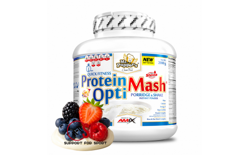 AMIX Mr.Popper´s Protein OptiMash - 2000 g - Fresh wildbery