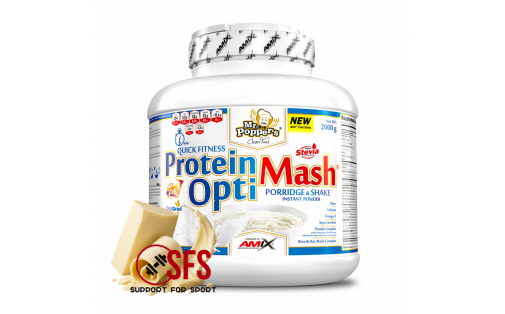 AMIX Mr.Popper´s Protein OptiMash - 2000 g - White chocolate