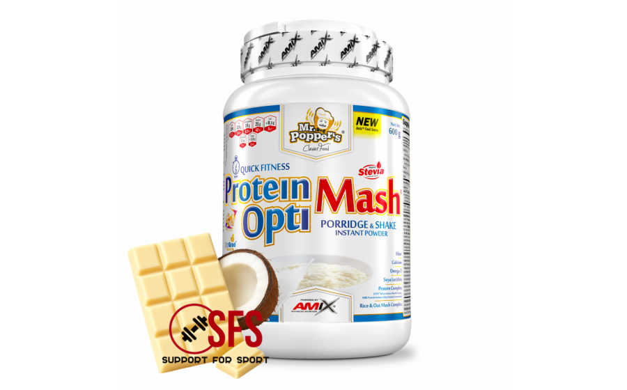 AMIX Mr.Popper´s Protein OptiMash - 600 g - Coconut-chocolate AMIX Mr.Popper´s Protein OptiMash - 600 g - Coconut-chocolate
