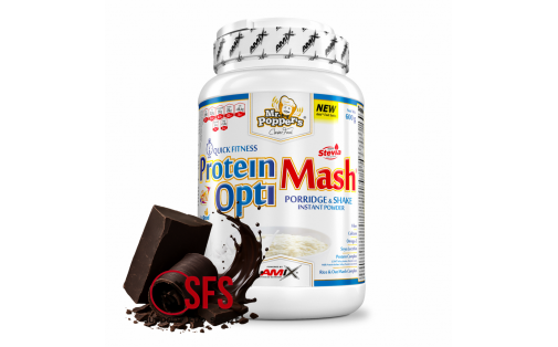 AMIX Mr.Popper´s Protein OptiMash - 600 g - Double dutch chocola