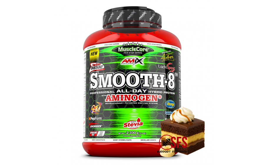 AMIX MuscleCore® Smooth-8 Protein - 2300 g - Banoffee AMIX MuscleCore® Smooth-8 Protein - 2300 g - Banoffee
