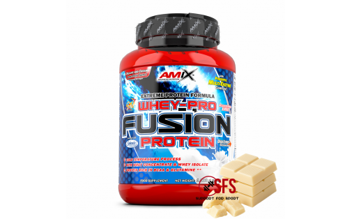 AMIX Whey-Pro FUSION - 1000 g - Double White Choco