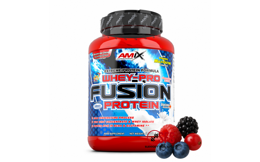 AMIX Whey-Pro FUSION - 1000 g - Forest Fruits AMIX Whey-Pro FUSION - 1000 g - Forest Fruits