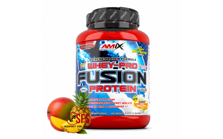 AMIX Whey-Pro FUSION - 1000 g - Mango-pineapple AMIX Whey-Pro FUSION - 1000 g - Mango-pineapple