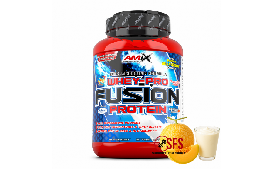 AMIX Whey-Pro FUSION - 1000 g - Melon-yogurt AMIX Whey-Pro FUSION - 1000 g - Melon-yogurt