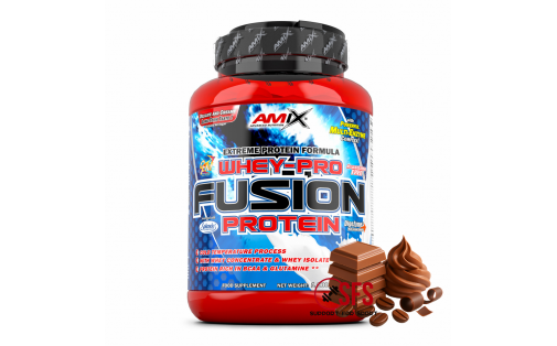 AMIX Whey-Pro FUSION - 1000 g - Moca-Choco-Coffee