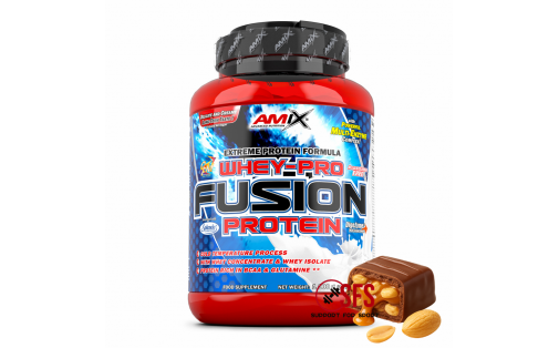 AMIX Whey-Pro FUSION - 1000 g - Peanut-Choco-Caramel
