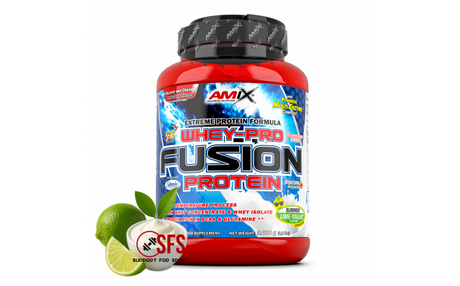 AMIX Whey-Pro FUSION - 1000 g - Summer edition Lime-yoghurt AMIX Whey-Pro FUSION - 1000 g - Summer edition Lime-yoghurt