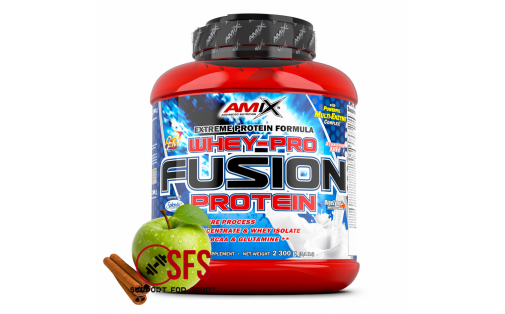 AMIX Whey-Pro Fusion яблуко-кориця 2300 г протеїн купити