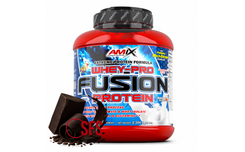 Протеїн AMIX Whey-Pro Fusion шоколад 2300 г купити