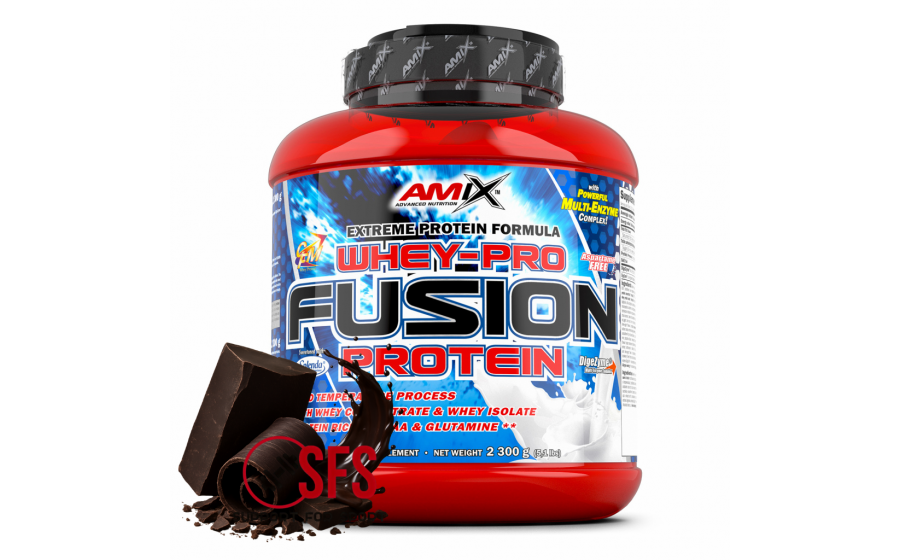 Протеїн AMIX Whey-Pro Fusion шоколад 2300 г купити