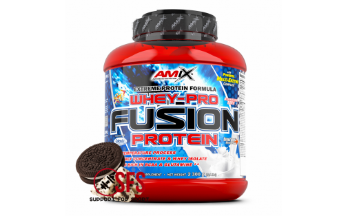 AMIX Whey-Pro Fusion печиво з вершками 2300 г протеїн купити
