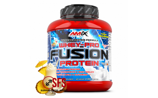 AMIX Whey-Pro Fusion піна колада 2300 г протеїн купити