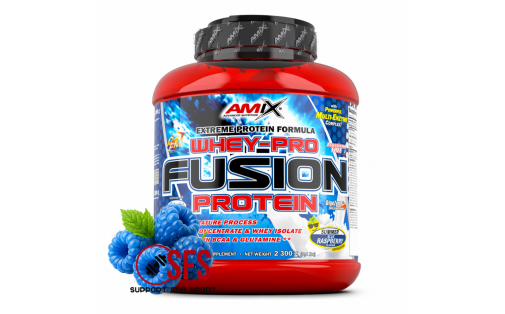 AMIX Whey-Pro Fusion Голуба малина 2300 г купити