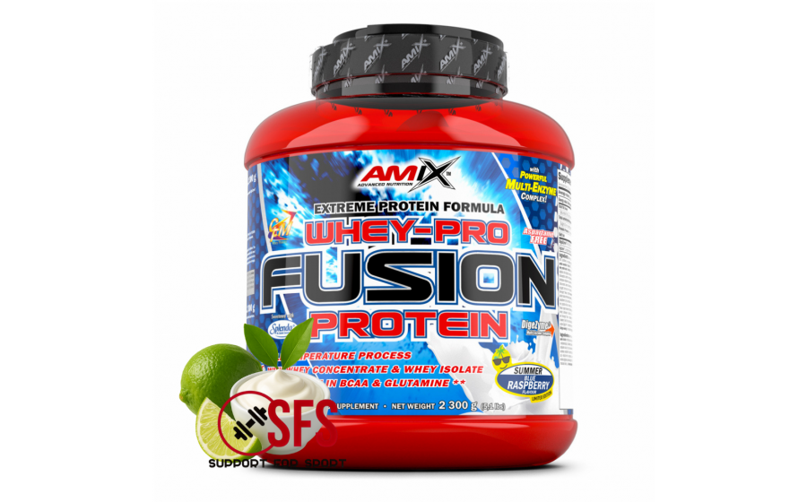 AMIX Whey-Pro Fusion Лайм-Йогурт 2300 г купити