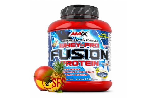 AMIX Whey-Pro Fusion Манго-Ананас 2300 г купити