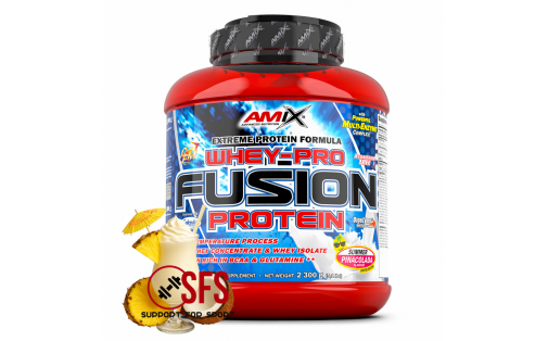 AMIX Whey-Pro Fusion Піна Колада 2300 г купити