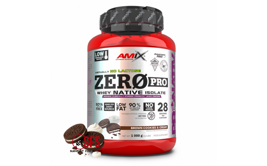 AMIX ZeroPro Protein - 1000 g Brown Cookies & Cream AMIX ZeroPro Protein - 1000 g Brown Cookies & Cream