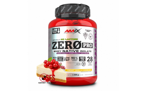 AMIX ZeroPro Protein - 1000 g Creamy vanilla cheesecake