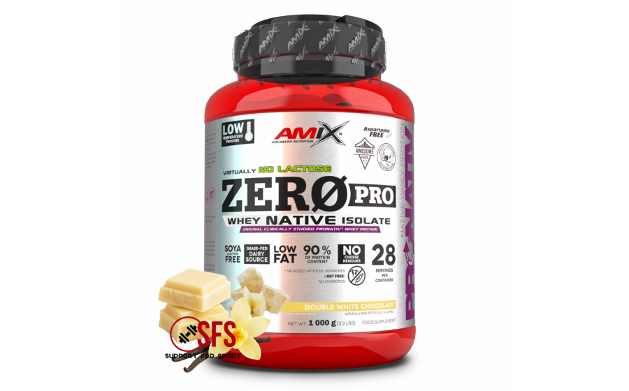 AMIX ZeroPro Protein - 1000 g White Chocolate AMIX ZeroPro Protein - 1000 g White Chocolate