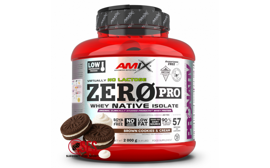 AMIX ZeroPro Protein - 2000 g Brown Cookies & Cream AMIX ZeroPro Protein - 2000 g Brown Cookies & Cream
