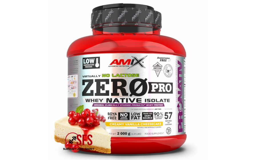 AMIX ZeroPro Protein - 2000 g Creamy vanilla cheesecake AMIX ZeroPro Protein - 2000 g Creamy vanilla cheesecake