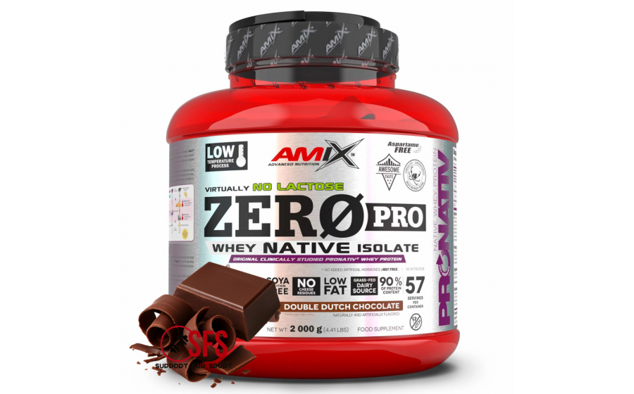 AMIX ZeroPro Protein - 2000 g Double Dutch Chocolate AMIX ZeroPro Protein - 2000 g Double Dutch Chocolate
