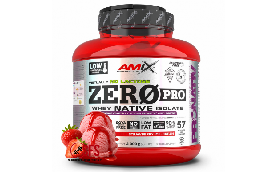 AMIX ZeroPro Protein - 2000 g Strawberry Ice-cream AMIX ZeroPro Protein - 2000 g Strawberry Ice-cream