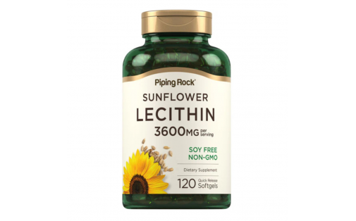 Piping Rock Sunflower Lecithin 3600 мг – 120 капсул