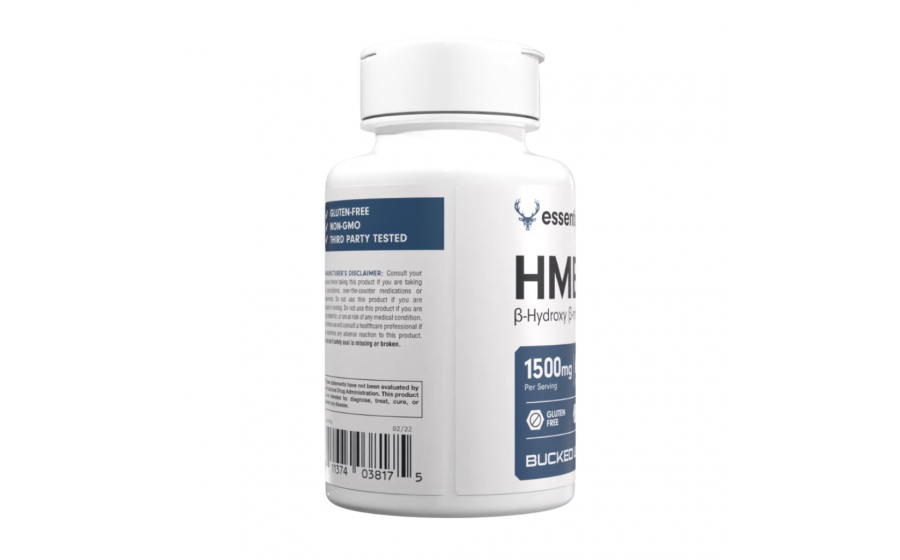 Bucked Up HMB 1500 mg 180 Capsules Bucked Up Essentials HMB 1500 mg — 180 капсул, підтримка м’язів