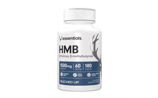 Bucked Up Essentials HMB 1500 mg — 180 капсул, підтримка м’язів