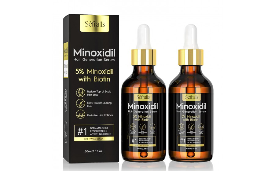 Sefralls Minoxidil 5 % + Biotin Serum — стимуляція росту волосся Sefralls Minoxidil Hair Generation Serum 60 мл — міноксидил та б