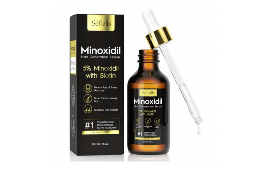 Sefralls Minoxidil 5 % + Biotin Serum — стимуляція росту волосся Sefralls Minoxidil Hair Generation Serum 60 мл — міноксидил та б