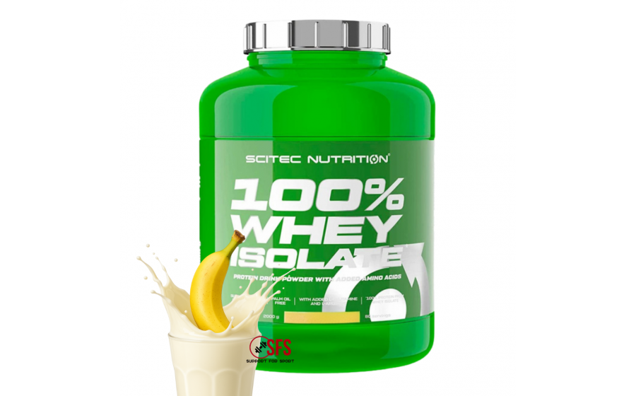 Scitec Nutrition 100% Whey Isolate 1816 г – Банан