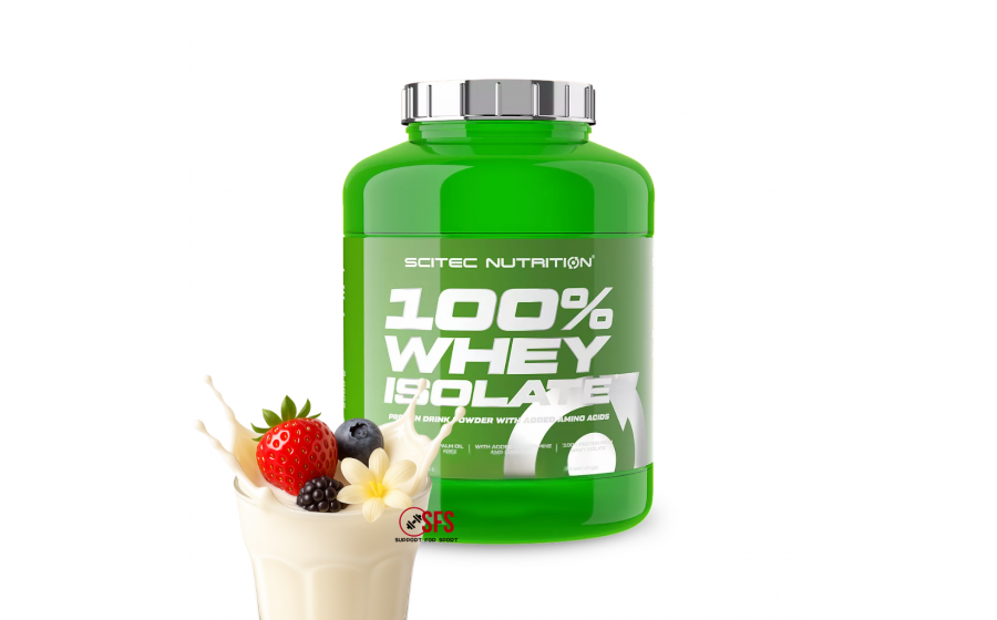 Scitec Nutrition 100% Whey Isolate – Berry Vanilla, 1816 г Scitec Nutrition 100% Whey Isolate 1816 g