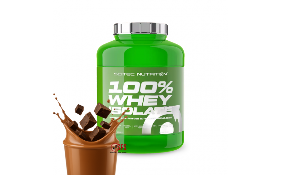 Scitec Nutrition 100% Whey Isolate 1816 г – шоколадний ізолят си